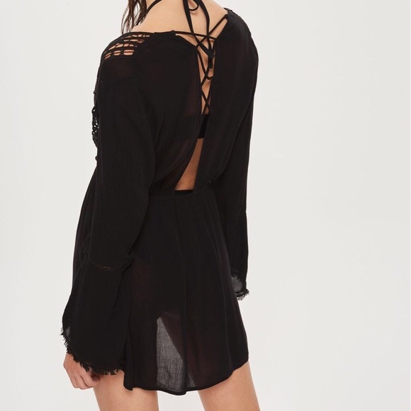 Crochet Beach Cover up Dress - Picture 3 of 5